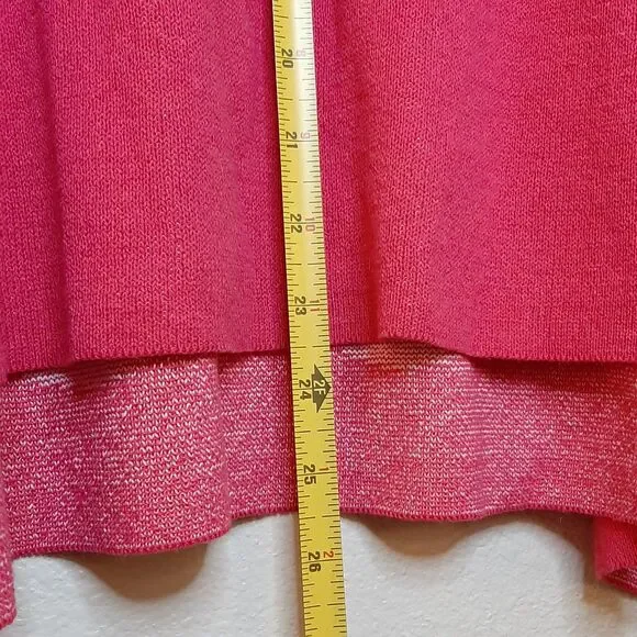 Town Pride Sweater Pink Women Size L "Tips Up" Ski Oversize Drop Shoulders USA - Picture 3 of 13